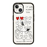 CASETiFY インパクト iPhone 14 ケース [MIL規格準拠 (4x MIL-STD-810G)/2.5mからの落下試験をクリア/MagSafe に対応] - it was always you - ブラック