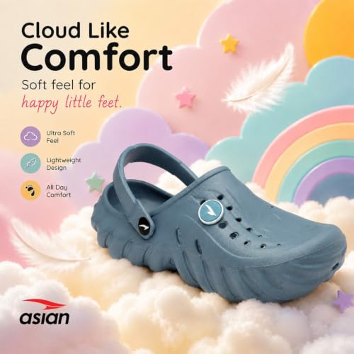 Image of ASIAN Kid's Casual Walking Daily Used Clogs & Slipper with Lightweight Design Clogs & Slippers for Boy's & Girl's