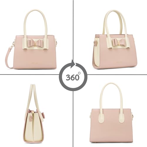 Image of Lavie Luxe Women's Knot Satchel Handbag | Satchel Bag for Work | Ladies Purse | Stylish Shoulder Bag | Gift For Women