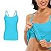 SLIMBELLE Femmes Camisole Débardeurs Soutien-Gorge Intégré Rembourré Camis Tanks