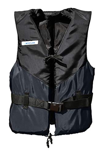 Navyline Unisex 50N Schwimmhilfe Schwimmweste, Farbe:Navyblau, Größe:30-50kg