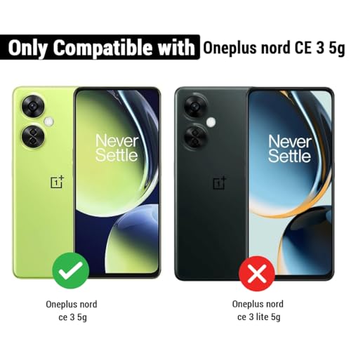 Image of LIRAMARK Liquid Silicone Soft Back Cover Case for OnePlus Nord CE 3 5G (Red)
