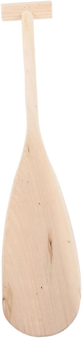 Wooden Boat Paddle for Boy Girl Handmade Wood Pulp Stage Canoe Oar Lightweight Paddle Boat Accessories