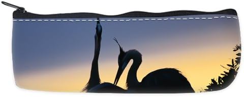 Couple In Dawn Animal Print Pencilcase Pen Bag Office Product Pencil Box