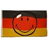 Flaggenfritze Fahne/Flagge Smiley Deutschland + gratis Sticker