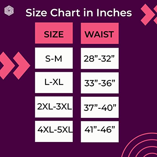 Image of Boldfit Tummy Shaper for Women & Men Sweat Slim Belt Tummy Shapewear for Belly Body Shaper for Stomach Fitness Belt for Exercise & Workout Waist Hips Supports for Man and Women Tucker Body Shaperwear