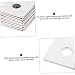 Ciieeo 2sets 10pcs Heavy Duty Square Washers for Enhanced Load Support Automotive Industrial and Household Applications Plate Fasteners 10pcs*2
