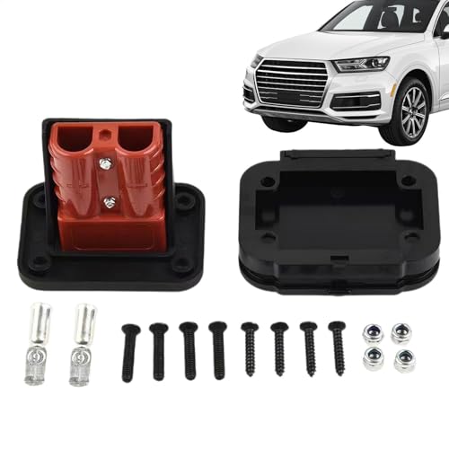 Regleta | Base de placa de enchufe 50a para conectores | Fácil instalación: compatible con coches, barcos, sistemas solares