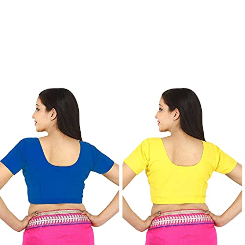 Image of Namita Women's Rubia Cotton Solid Half Sleeve Blouse