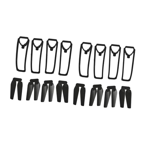 Generic - Pièces de rechange pour hélices, portables, légères, haute dureté, professionnelles, avec protections d'hélice, accessoires pour drones E88Pro E88, 2 jeux
