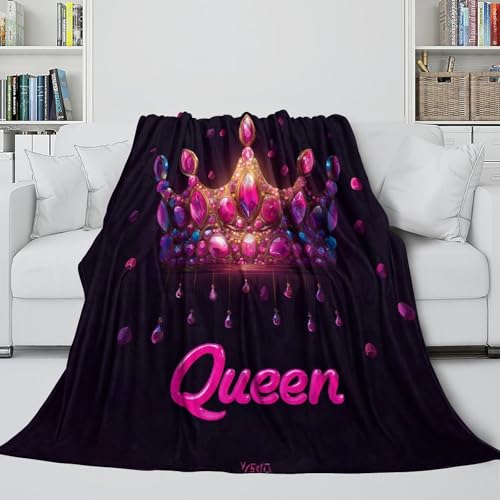 Couverture microfibre Royal Crown 3D lit Queen 150x200cm pour jeunes - 6
