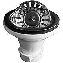 Karran 3-1/2 in. Kitchen Sink Basket Strainer in Stainless Steel