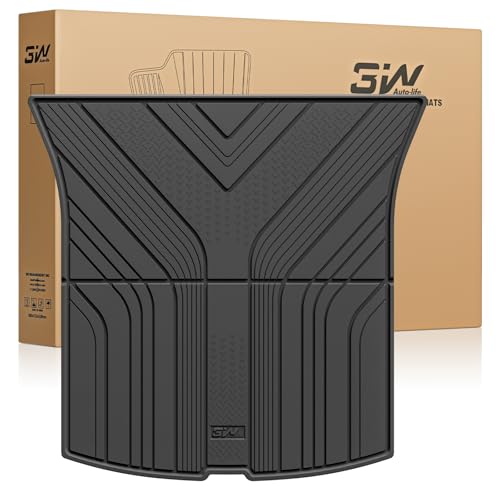 3W Tesla Model Y Juniper Cargo Liner 2025 2026 Rear Trunk Mat 2025 2026 Model Y Juniper Accessories TPE Anti-Slip All Weather Custom Fit Vigormold
