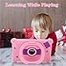 Trayoo Kids Tablet, 7 inch Tablets for Kids, 32GB Toddler Tablet with Case Included, Parental Control, Dual Camera, GMS, WiFi (Pink)