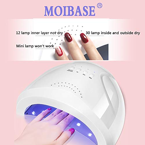 Moibase 16Ml Top Coat Set Gel Polish Soak Off Uv Led No Wipe Top Coat Nail Gel Polish Manicure Varnish Diy Starter Set D077 #TOP2