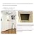 Remote Control Ceiling Step-Ladder Hatch, Retractable Attic Ladder, Space-Saving for Basements, Stairs Automatic Telescopic Loft, Storage Rooms, Factories and Warehouses(80 * 100cm*H300CM)