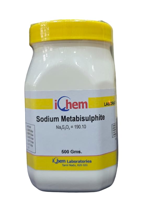 ICHEM Sodium Metabisulphite (500GM) Assay 95% Min (lab use only) (B0D3VL8JH8) Amazon Price History, Amazon Price Tracker