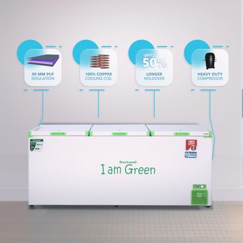 Image of Rockwell GFR1810F 1550L Mega Commercial Freezer, Industrial Large Deep Freezer, 100% Copper Coil | Portable Cold-Room | Energy Efficient -25C