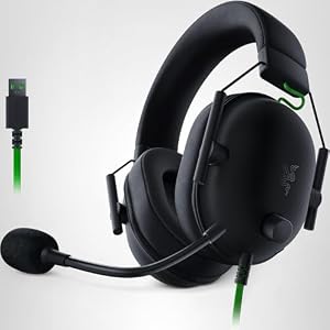 Razer BlackShark V2 X Auriculares para juegos: sonido envolvente espacial THX 7.1 – controladores de 50 mm – almohadilla de espuma con memoria – para PC, PS4, PS5, Switch – conector de audio de 3.5 mm
