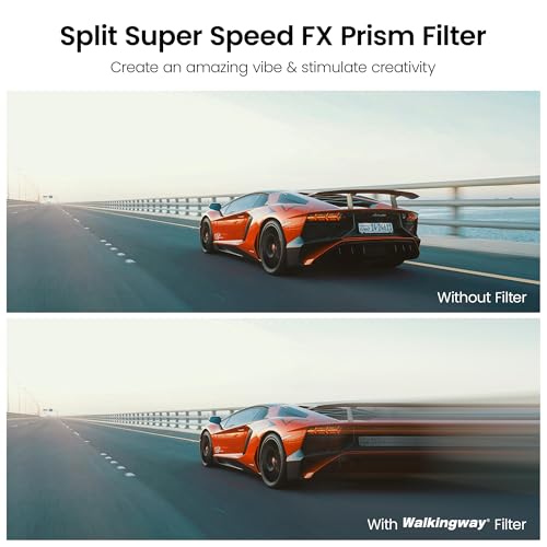 Filtro Split Speed 52mm orientable que crea efecto fantasma de movimiento lateral en retratos 2
