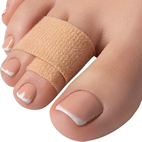 Hammer Toe Straightener Corrector Splint - 4 Broken Toe Wraps, Brace Orthopedic Separator, Cushioned Bandages, Heal Wrap Toe Straighteners for Crooked Toes, Align Hallux Valgus, Diabetic Feet Protect Cover