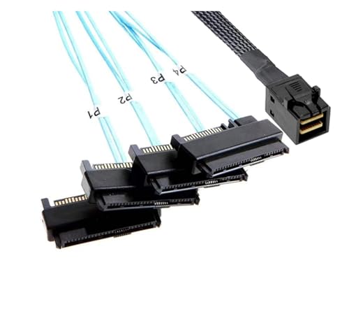 Cable SFF-8643 a SFF-8482 con puerto SATA 0.5 m