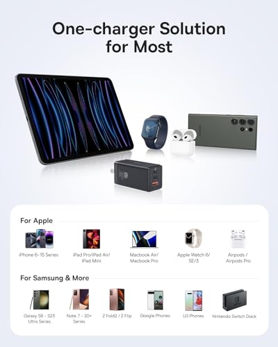 Baseus 65W GaN Charger (3-Port, USB-C + USB-A) — view 6