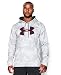 Under Armour Men's Armour Fleece Big Logo Pattern Hoodie, X-Large, White/Black/Red
