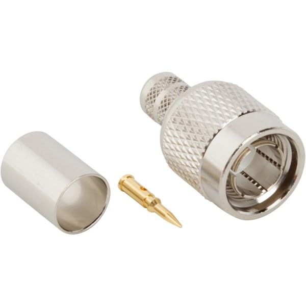 Amphenol, 122390, RF Connector - TNC Straight Crimp Plug for RG-6 75 Ohms (10 Items)
