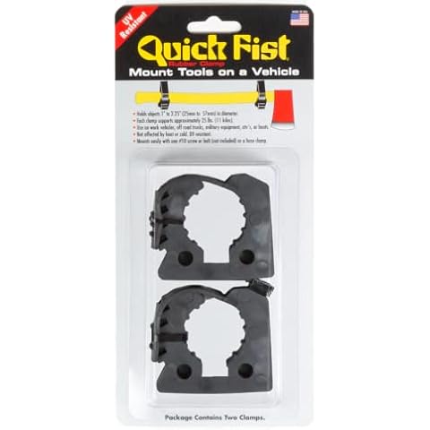 END OF ROAD Original Quick Fist Clamp for mounting tools & equipment 1" - 2-1/4" diameter, 2 Count (Pack of 1) - 0010 Cover