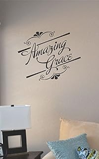 JS Artworks Amazing Grace Vinyl Wall Art Decal Sticker