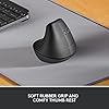 Logitech Ergo K860 Wireless Ergonomic Keyboard & Lift Vertical Ergonomic Mouse, Wireless, Bluetooth or Logi Bolt USB Receiver, Quiet clicks, 4 Buttons - Graphite #5
