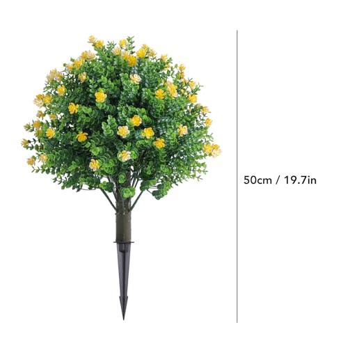 Plantes d'eucalyptus artificielles avec pointe : verdure sans entretien