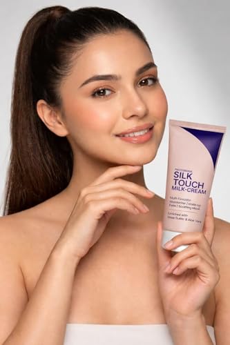 Image of Silk Touch Silk-Finish 3-in-1 Hydrating Primer - Pore Blurring Makeup Base for All Skin Types - Lightweight Daily Moisturizer for Glowing Skin - 60g (Pack of 1)