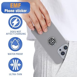 Yuanchu 6 Pcs Phone Protection Stickers, Cell Phone Blockers Equipment Stickers All Devices Effective Protector Blockers Equipment Stickers for Cell Smart Phones Laptops Tablets TV Monitors