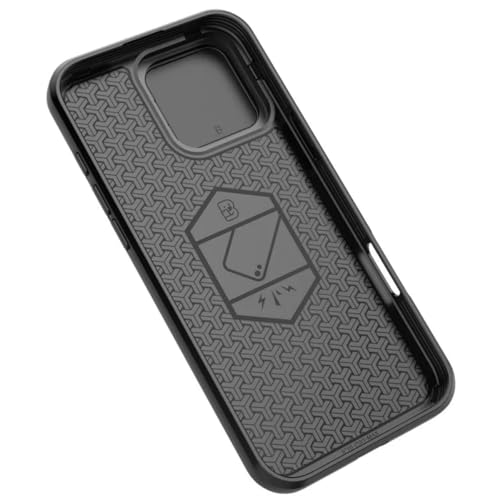 Image of SHINESTAR Tough Armor iPhone 15 Pro Max Bumper Back Case Cover | Ring Holder & Sliding Camera Shield Cover | 360 Degree Protection Back Case Cover for Apple iPhone 15 Pro Max (Black)