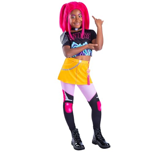 Rubies Official Netflix K-Pop Demon Hunters Mira Child Costume Kids Fancy Dress Size Age 6+ Years