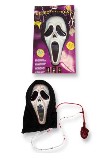 Henbrandt Bleeding Scream Ghost Mask, White - Image 2