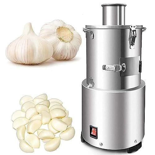 TBLOTYD Electric Whole Garlic Peeling Machine,Commercial Garlic Separator Automatic Garlic Skin Remover Powerful Garlic Peele for Restaurant Barbecue Shops
