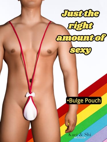 Kaei&Shi 980 Mens Sexy Underwear For Play,Lingerie For Men,Exotic G Strings Thongs Bachelor Party Outfits Red thumb #3