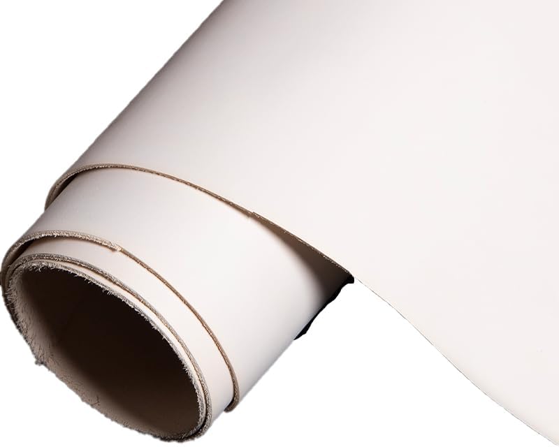 Waxy Pull-up Leather：Natural Vegetable Tanned Cow Genuine Skin Sheets for Leathercraft (Sakura Pink;30x60cm)