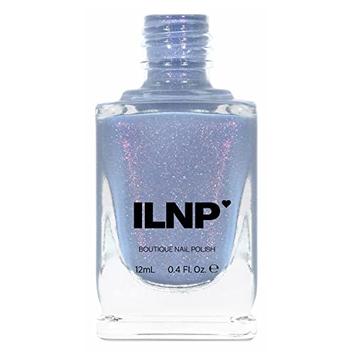 Image of ILNP Dusk To Dawn - Dusky Blue Holographic Nail Polish
