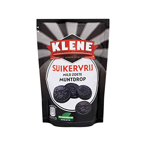 Dulces de regaliz bajos en carbohidratos | Klene | Moneda de regaliz | Peso total 105 gramos