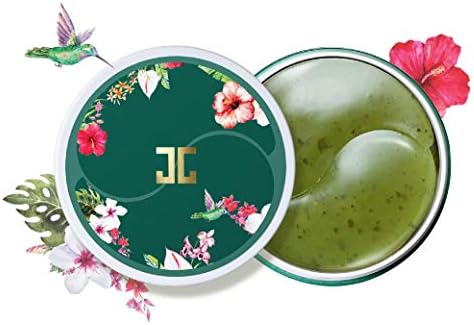 JAYJUN Green Tea Eye Gel Patches for Puffy Eyes, Hydrating & Cooling Under-Eye Care, 1.4g, 60 Patches