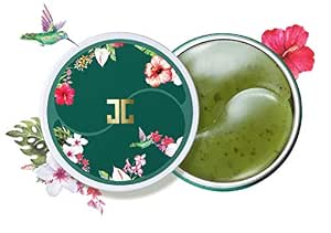 JAYJUN Green Tea Eye Gel Patches for Puffy Eyes, Hydrating & Cooling Under-Eye Care, 60 Patches