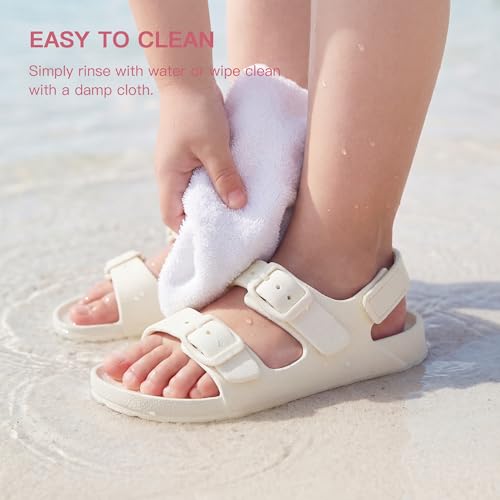 Image of Stelle Toddler Girls Sandals Adjustable Buckle Open Toe Sandal