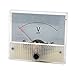 Heyiarbeit 0-50V DC Analog Panel Voltage Gauge 85C1 Volt Meter for Voltage Measurement Devices 1Pcs