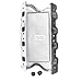 GELUOXI Aluminum Dual Plane Air-Gap Intake Manifold 7564 Replacement for Ford 351C Small Block, 1500 to 6500 RPM Range