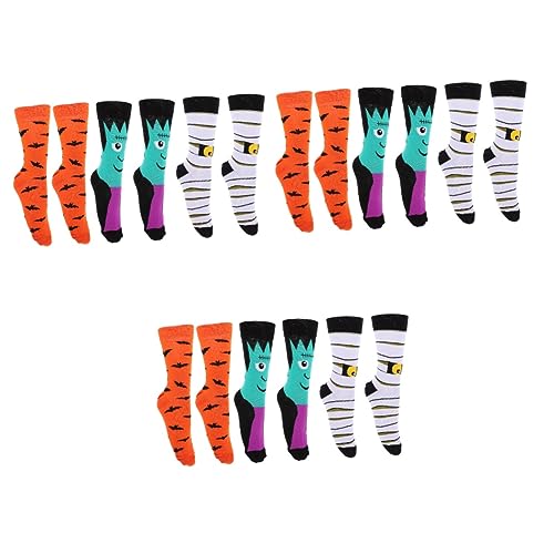 Chaussettes Halloween de mi-mollet confortables pour sublimer vos soirées déguisées en famille