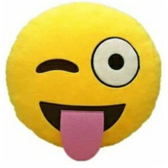 Kids Pillow Stuffed Toy Cushion, Smiley Design, Soft and Cuddly (Y4)